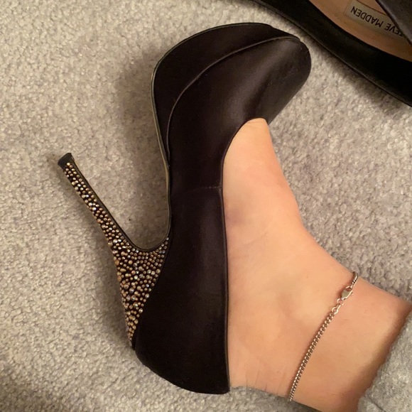 Rhinestone heel pumps - Picture 3 of 4